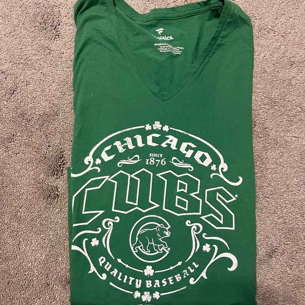 Chicago cubs women’s Irish T-shirt